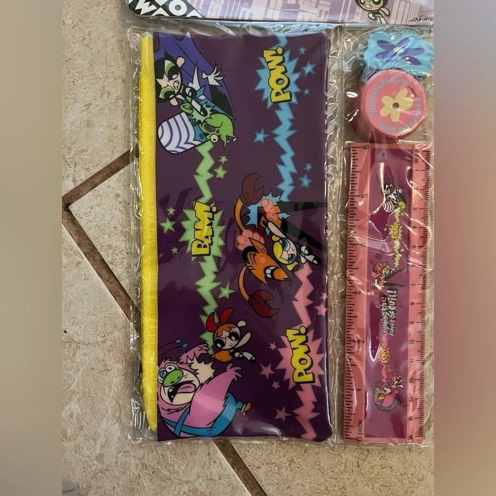 NEW Powerpuff Girls Study Kit 2000